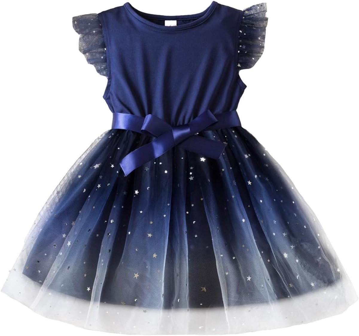 Kleding voor peuters, meisjes, tutujurk, ruches, bloemen, sterrenhemel, jurk, zomer, party, prinses, zomerjurk