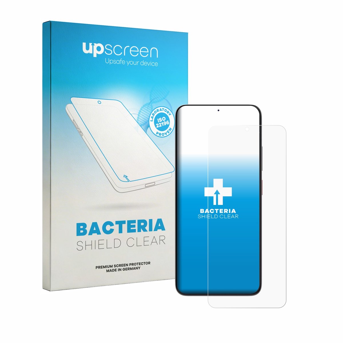 upscreen - Screenprotector voor ZTE Blade V80 Max - Folie Beschermfolie transparant antibacterieel