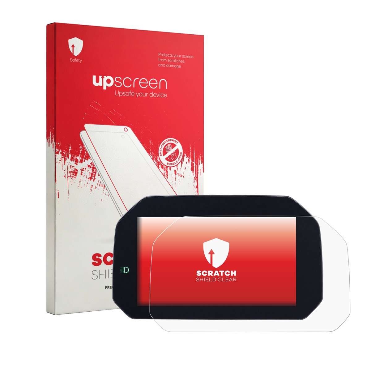 upscreen - Screenprotector voor BMW F 450 GS 2026 TFT-Display 6.5" - Folie Beschermfolie transparant
