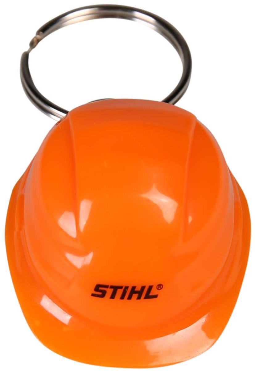Stihl sleutelhanger helm oranje 4 x 5 x 2,4 cm