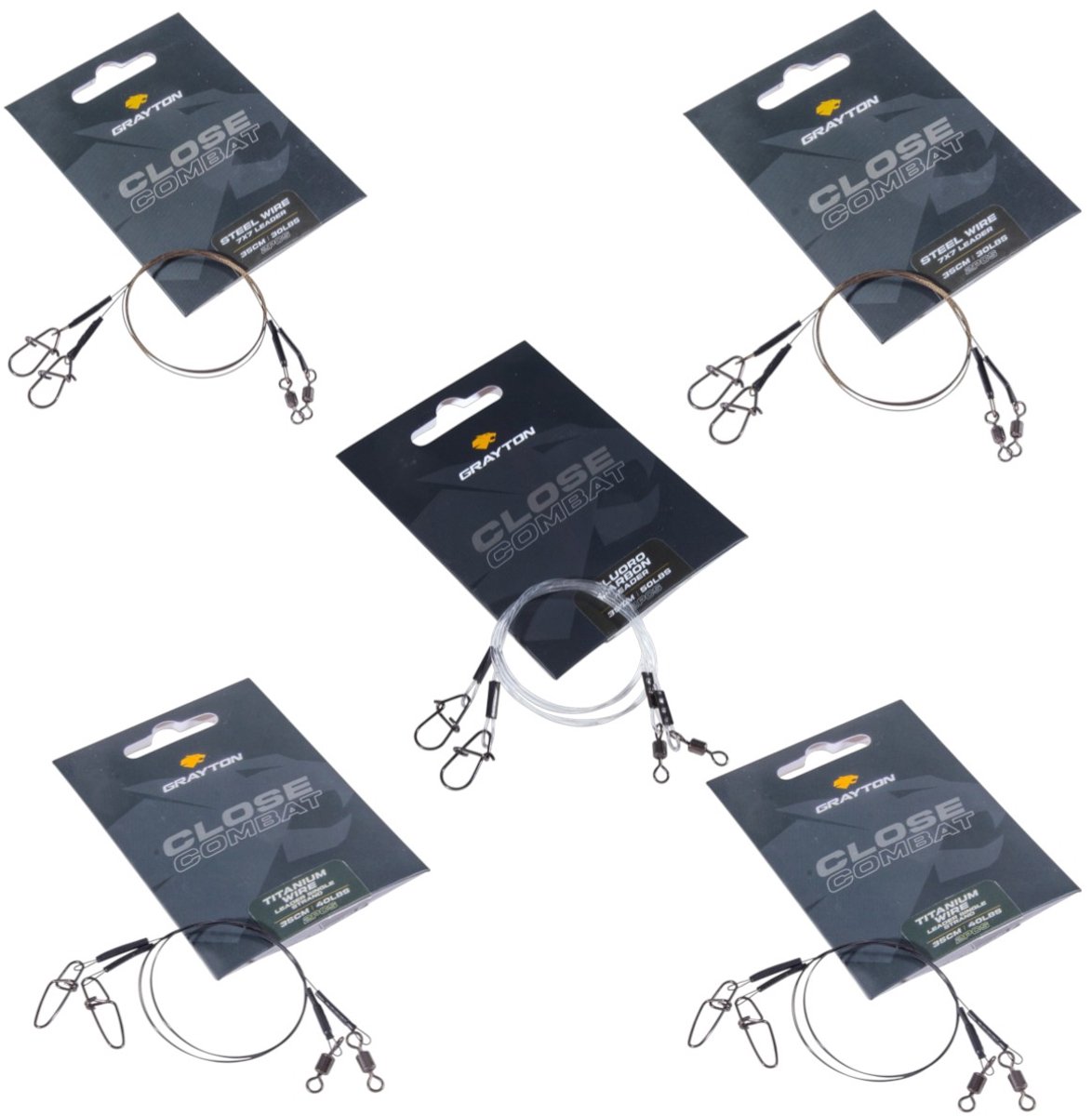 Grayton Roofvis Leader Set (10pcs) - Roofvis Onderlijn