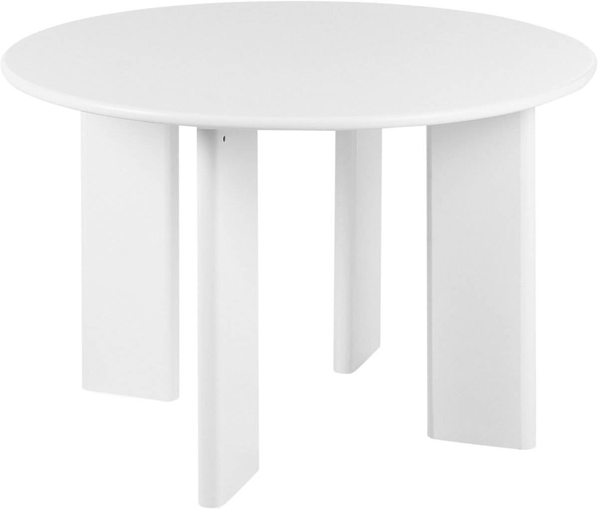 Beliani COSMO - Ronde eettafel - Wit - 100 cm - MDF