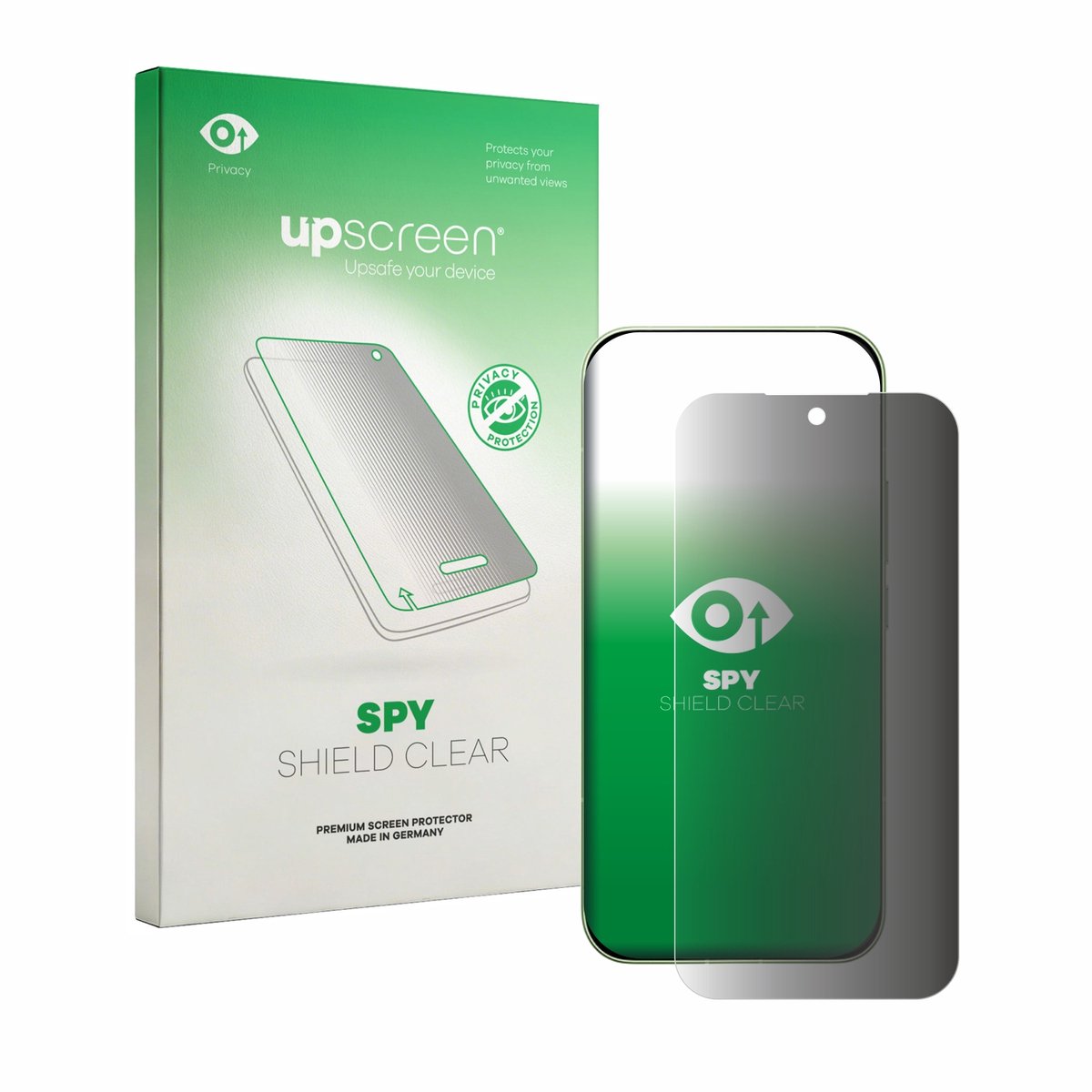 upscreen - privacy screenprotector voor Xiaomi Poco F9 Pro - Folie Beschermfolie Blauwlichtfilter