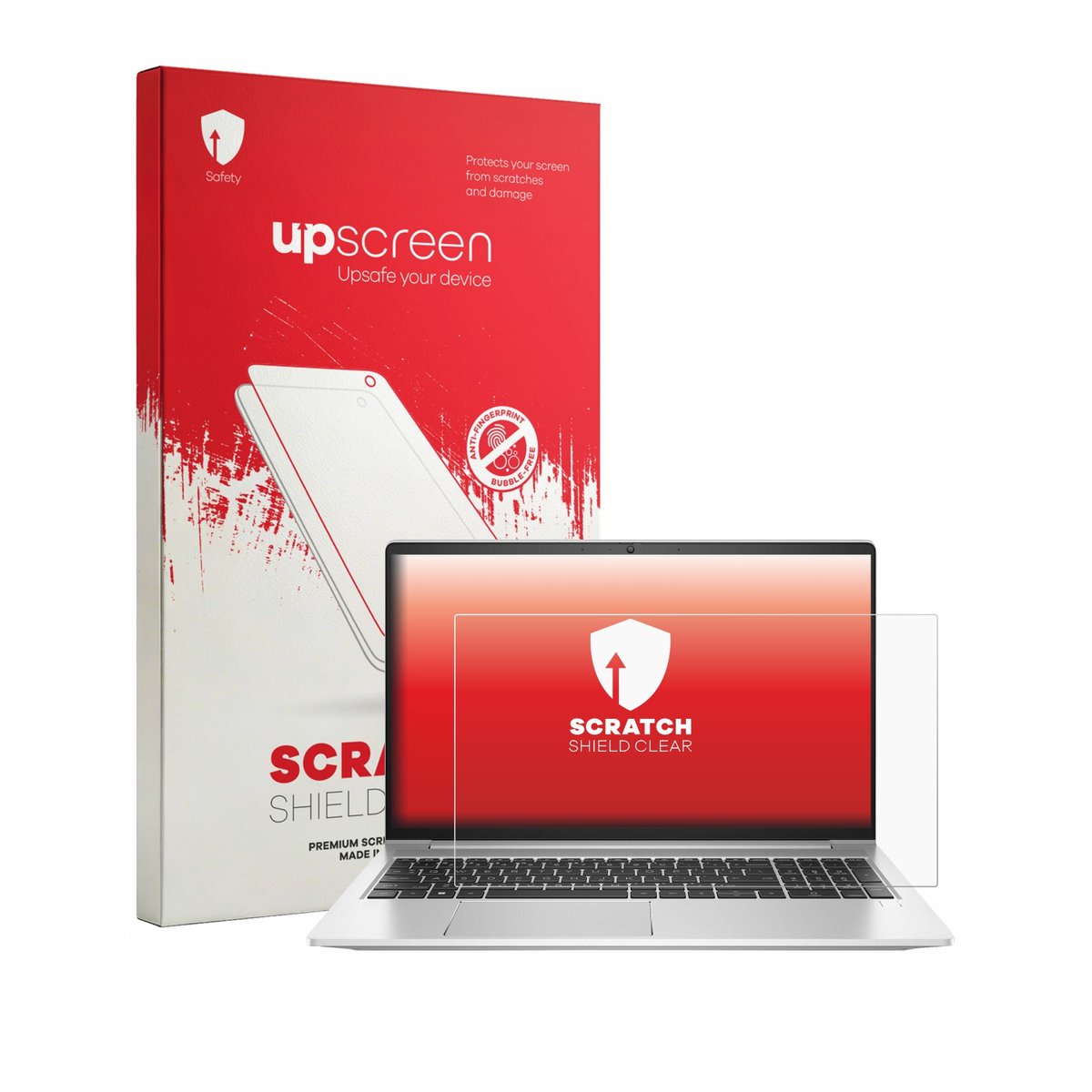 upscreen - Screenprotector voor HP ProBook 455 G8 - Folie Beschermfolie transparant