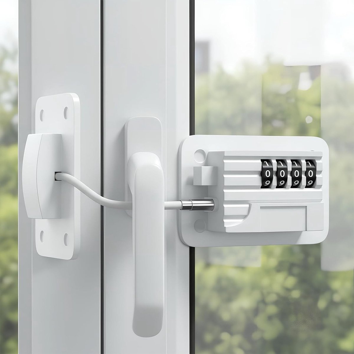 2 Stuks Koelkast Slot met Code, Veiligheidsslot voor Kinderen, Ideaal voor Kast, Lade en Raam met Plakstrips en Schroeven