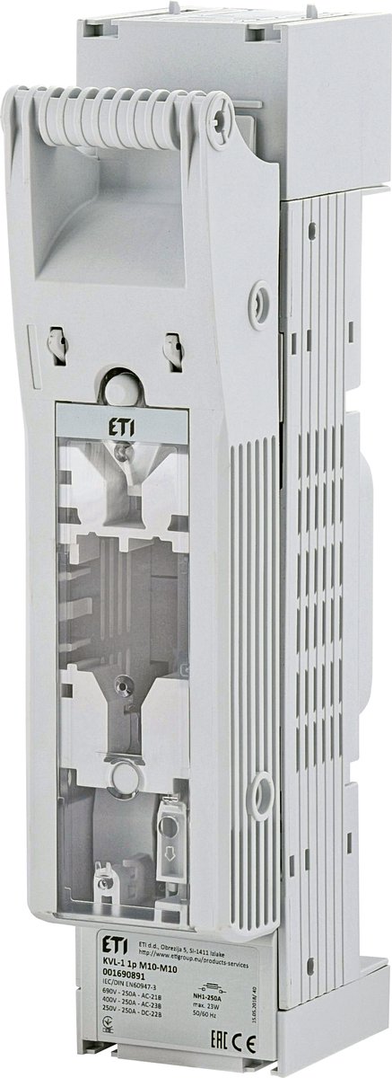 Meszekeringhouder KVL-1 1p M10-M10 NH1