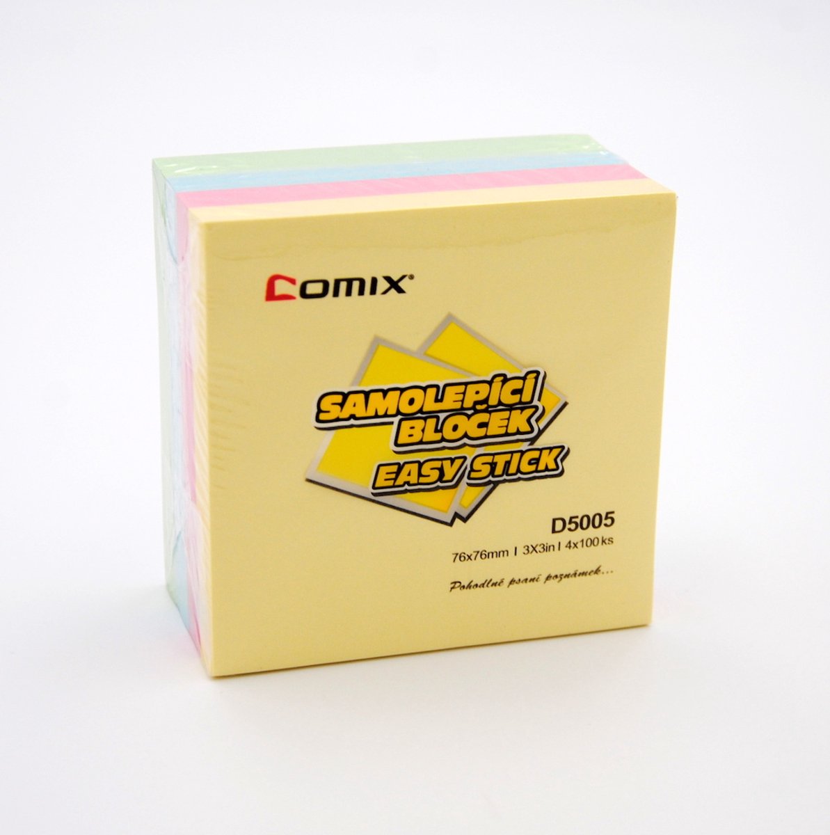 Comix memoblaadjes 76x76 mm, 400 vellen