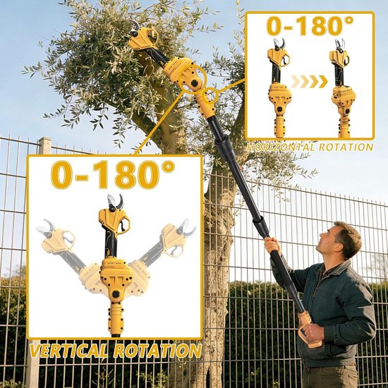 2-in-1 snoeischaar telescoop voor DeWalt 20V accu's (zonder accu) — afbeelding 4