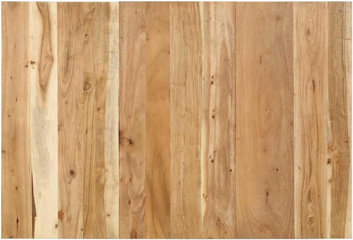 Hoofdeinde 120 cm massief acaciahout, acacia hoofdeinde paneel voor houten bed in industriële stijl. Wandmontage bespaart ruimte en biedt uitstekende ondersteuning