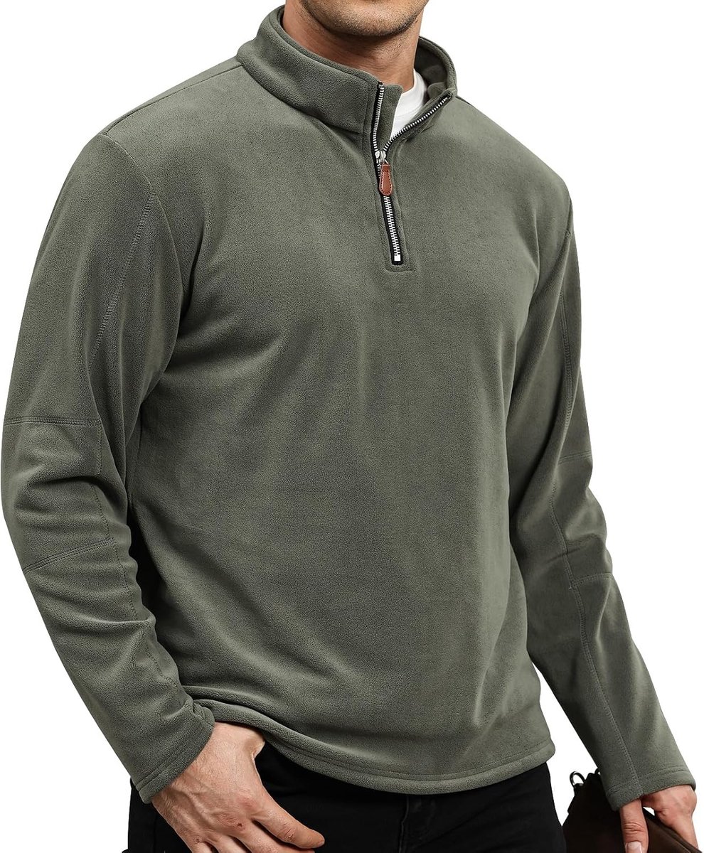 Sweatshirts trui lange mouwen trui top 1/4 rits casual warme trui
