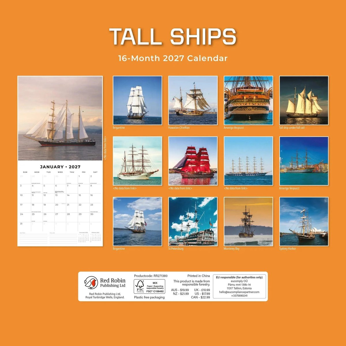 Tall Ships Kalender 2027
