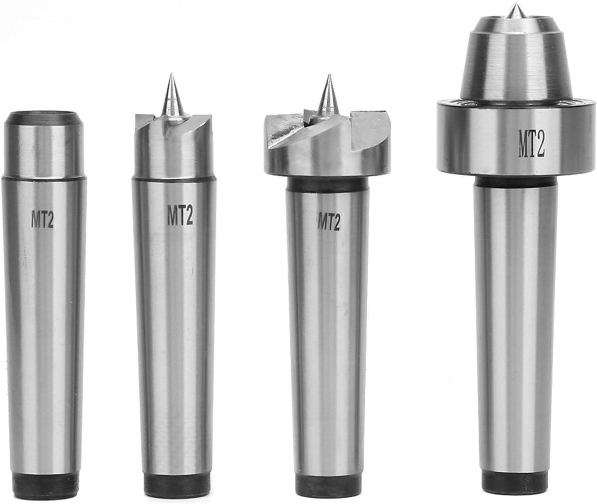 Draaibank Draaien Tool, 4 STKS Houten Draaibank Draaien Spur Cup Center Set voor Hout Draaien Tool Houtbewerking Vingerhoed (MT2)