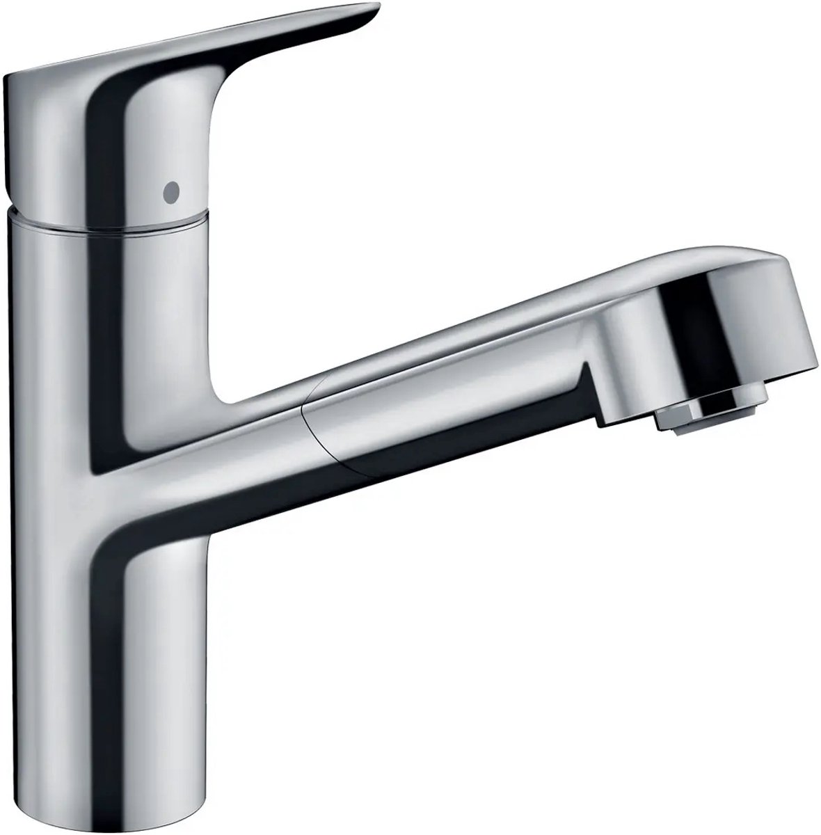 Hansgrohe Focus M43 - Keukenkraan met uittrekbare vuistdouche, chroom 71842000