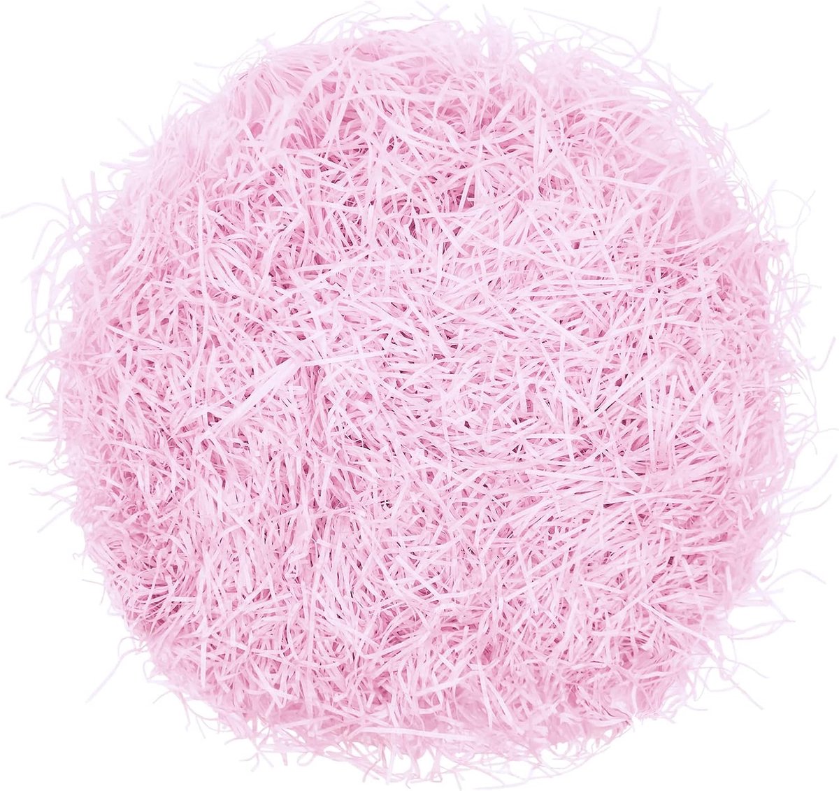 100g Raffia Vulmateriaal Cadeau - Geschenkvulling voor Hampers Geschenkdozen & Decoratie Geschredderd Papier Feestdecoratie Pakjesvulling (Lichtroze)
