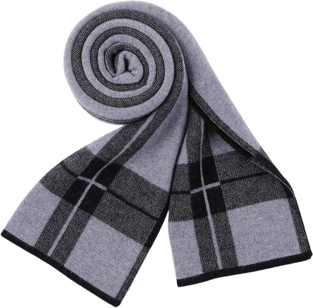 Winter 6% Wol Gebreide Sjaal voor Heren Wollen Sjaal Herensjaal Mode Eenvoudig Chic Basic Casual Business 180 × 30 cm