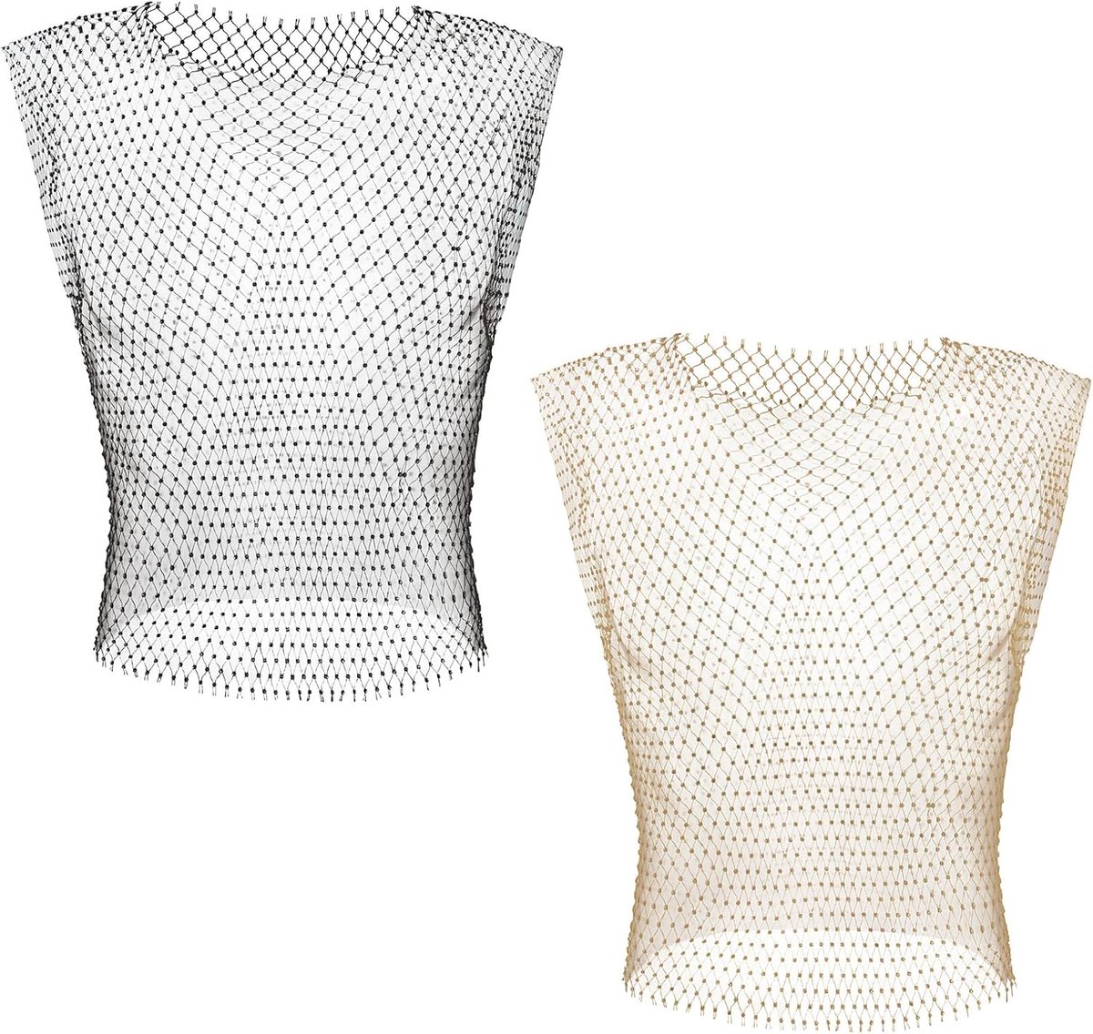 top voor heren, visnet tanktop, sexy cropped shirt, rave, doorzichtig vest