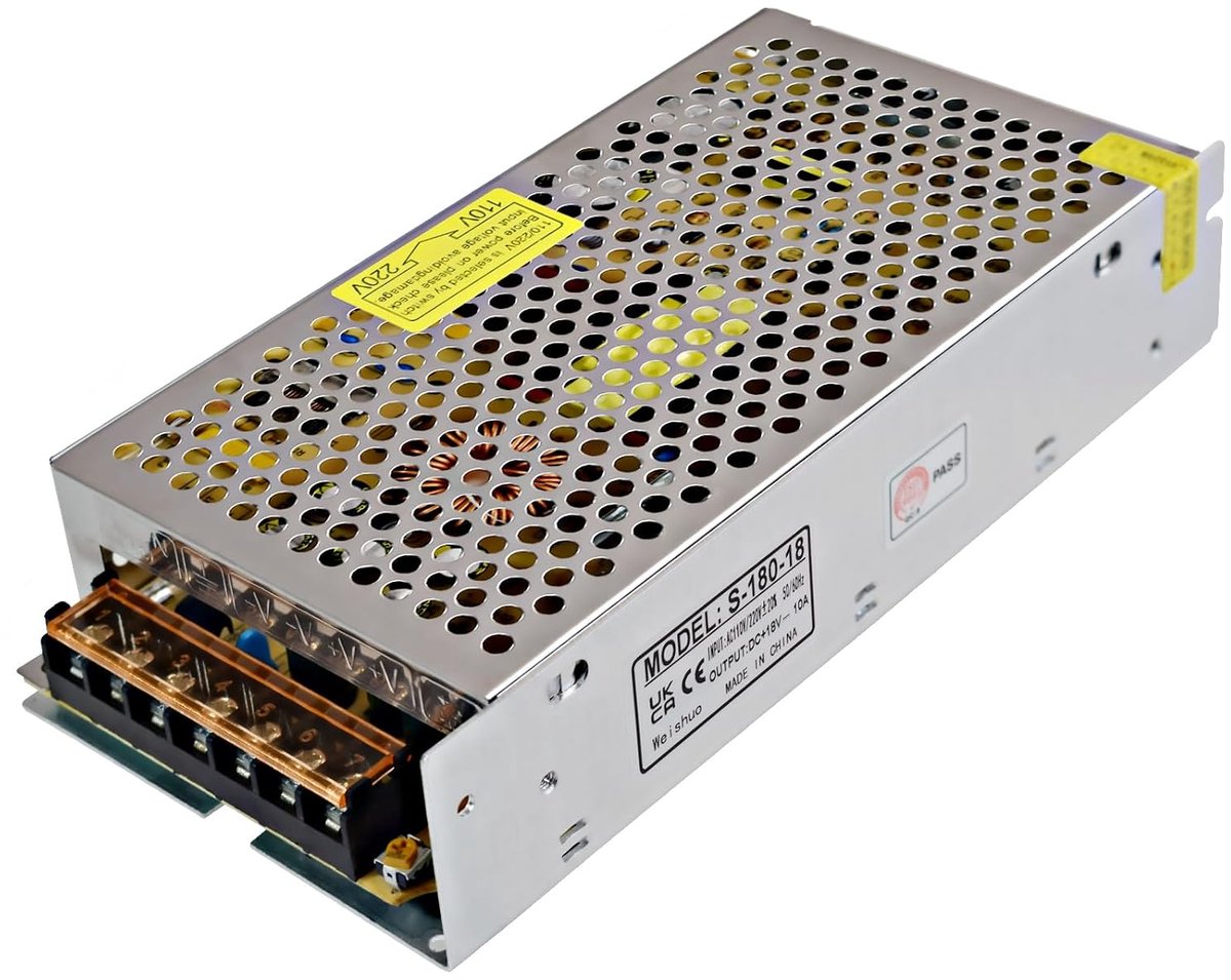 Voeding DC 18V 10A 180W Universele Stroomvoorziening Schakelen AC-DC Stroomadapter Transformator