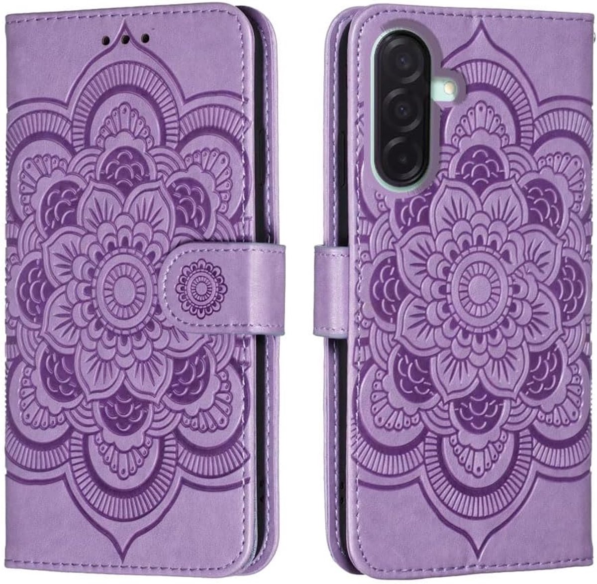 Hoesje voor Samsung Galaxy A57, Klaphoesje, Paars