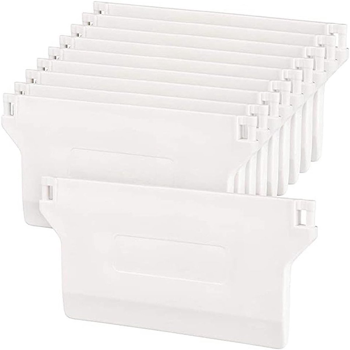 Blinde Onderdelen - 20 stks 89mm Verticale Venetiaanse Blinde Vervanging Reparatieset Bodem Gewicht Latten voor Thuiskantoor Blinds Accessoires