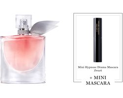 Lancôme La Vie est Belle Parfum voor Dames + Cadeau - La Vie est Belle Eau de Parfum 50ml & Cadeau: Mini Hypnose Drama Mascara Zwart 2ml Reiseformaat - Navulbare Bloemige & Fruitige Damesparfum & Travel Size Mascara - Total 52ml