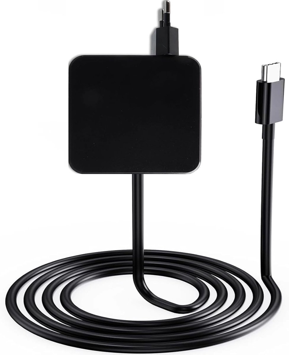 65 W USB C oplader voor USB C-telefoons, tablets, laptops en andere apparaten, Steam Deck, ROG Ally Nintendo Switch, PS Portal, JBL Xtreme 3 4, Asus Zenbook 14 15 17 Laptop Type C snellaadvoeding