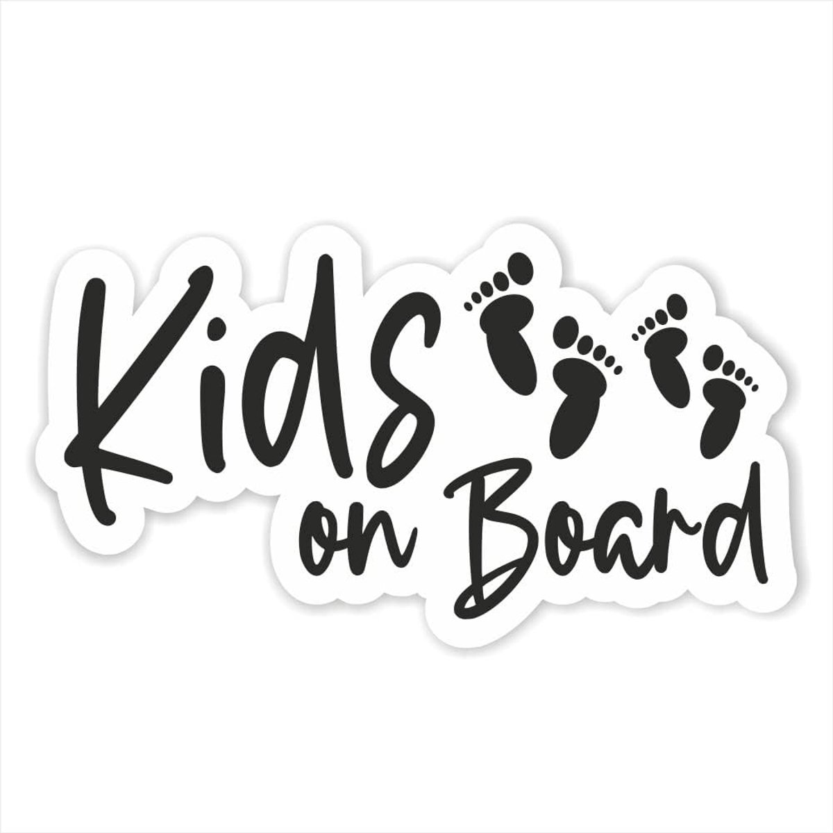 - Kids on Board 12,5 x 7 cm - hoogwaardige sticker auto tuning - autosticker - grappige stickers voor auto - autosticker - stickerbomb - autosticker - Made in Germany (1)