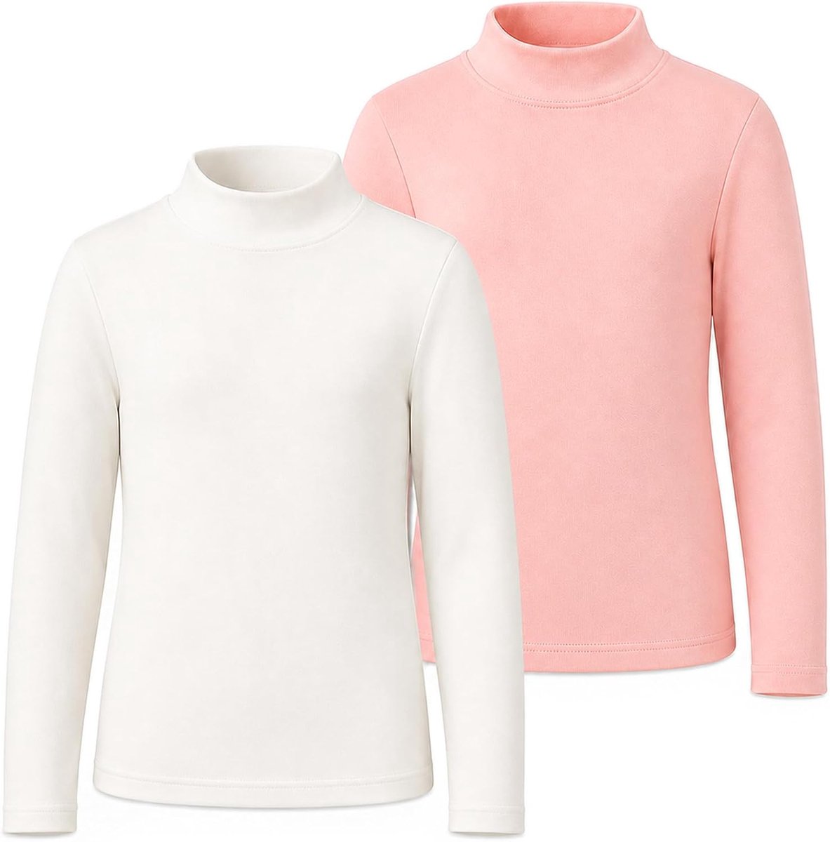 Thermoshirt met lange mouwen voor meisjes en jongens, set van 2, voor 5-14 jaar