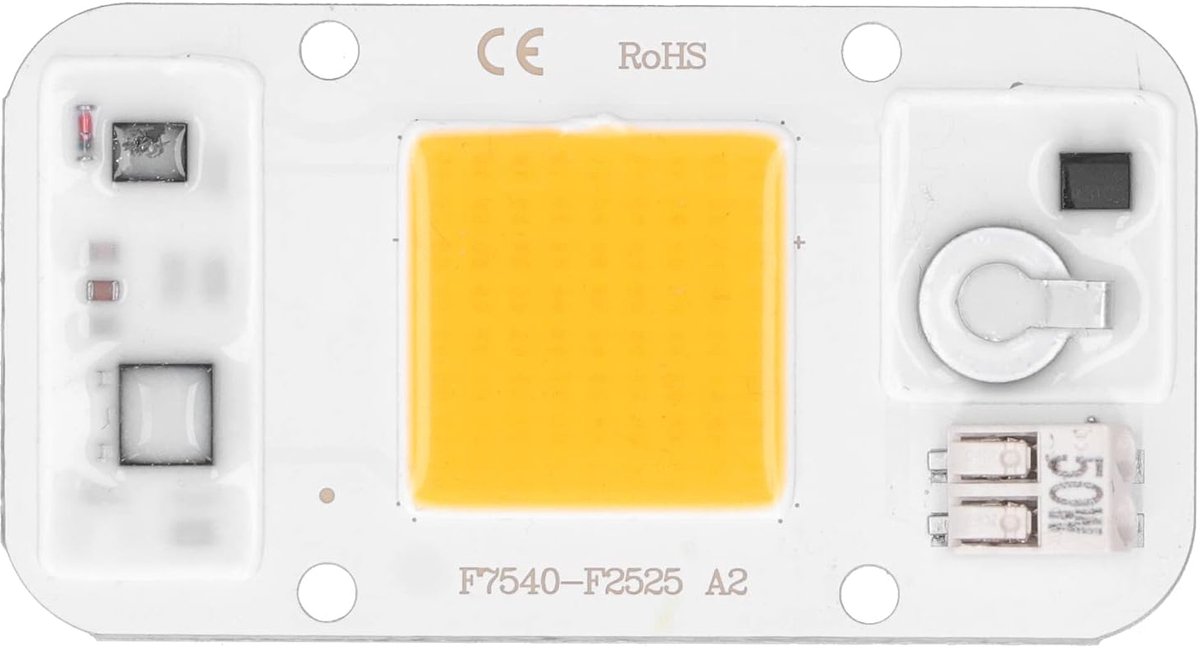 F7540 COB LED-chip Lamppaneel DIY-lasvrij, 20W / 30W / 50W 220V Hoge Helderheid, Breed Toepasbaar voor Verschillende Gebieden(warm 50w)
