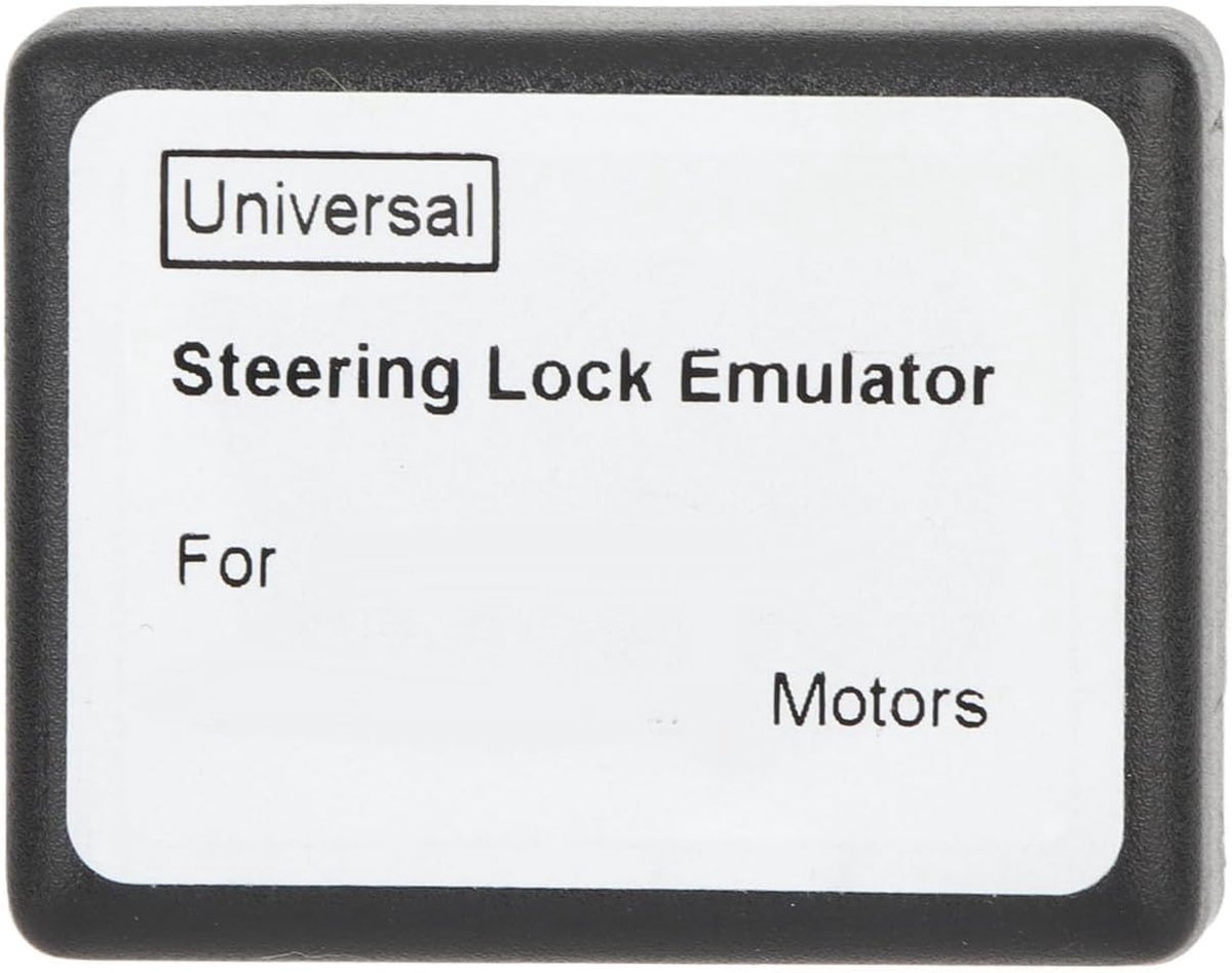 Dailygoods- Stuurslot Emulator Hoogwaardige Vervanging - Universele Montage - Eenvoudige Installatie - ABS-Materiaal - Betrouwbare Prestaties
