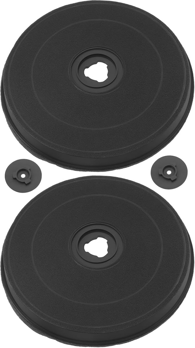 Dailygoods- Koolstoffilter Actieve Kool - 2 Stuks - Compatibel met Moffat MCH660B/MCH660W/MCH660X/MCH662G - Afmetingen 230x217x20.3mm - Hoogwaardig Ku