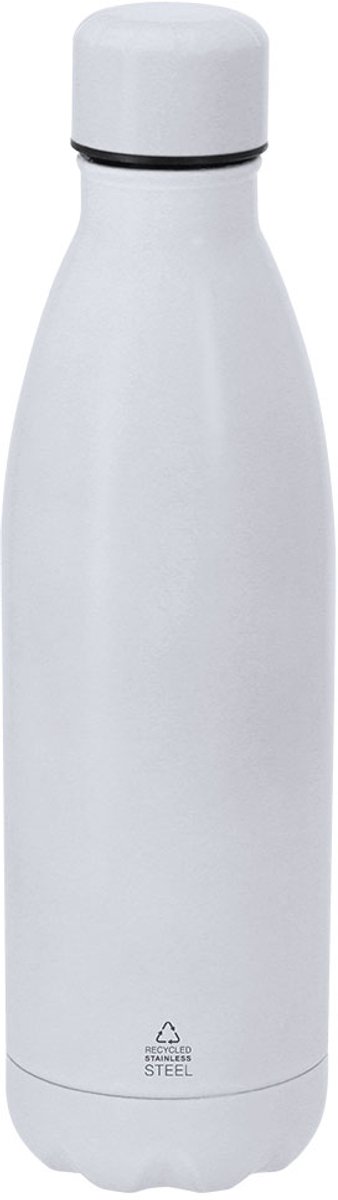 500 ml thermische fles, gemaakt van dubbelwandig gerecycled roestvrij staal Xharly Wit