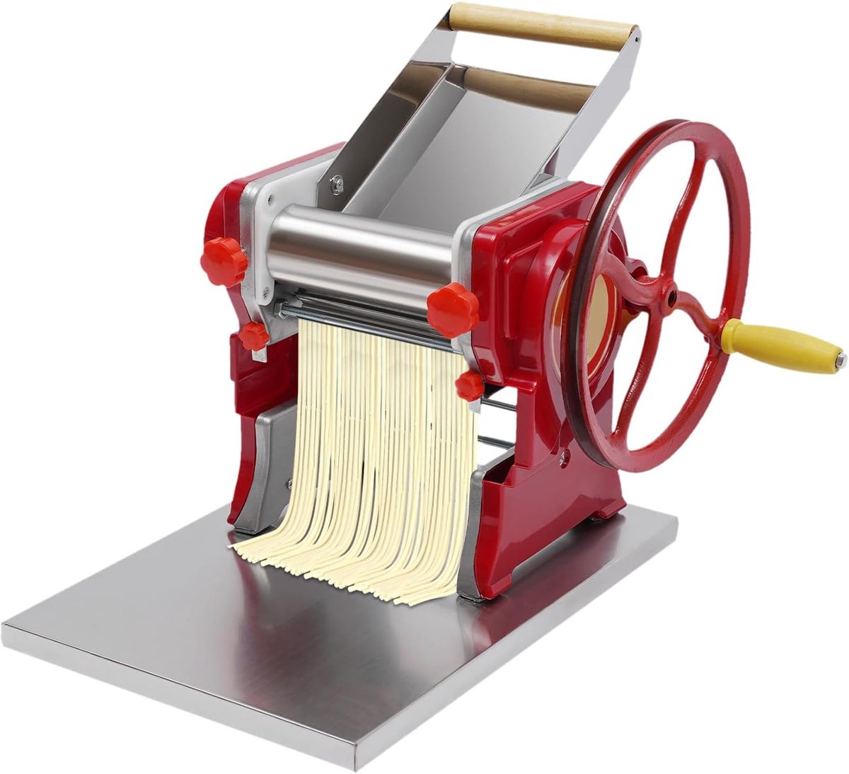 Handmatige pastamachine, keukenhulp deegmachine, 3 mm