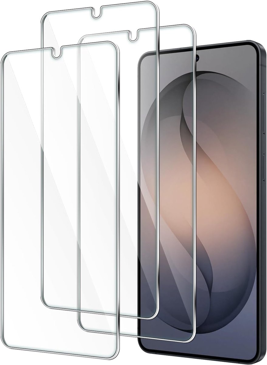 Compatibel met Samsung Galaxy S26 met 3 stuks pantserglas 9H hardheid anti-kras anti-luchtbellen HD pantserglas voor Galaxy S26