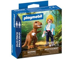 Playmobil dinosaurus speelset T-Rex met onderzoeker - fantasierijk avontuur.