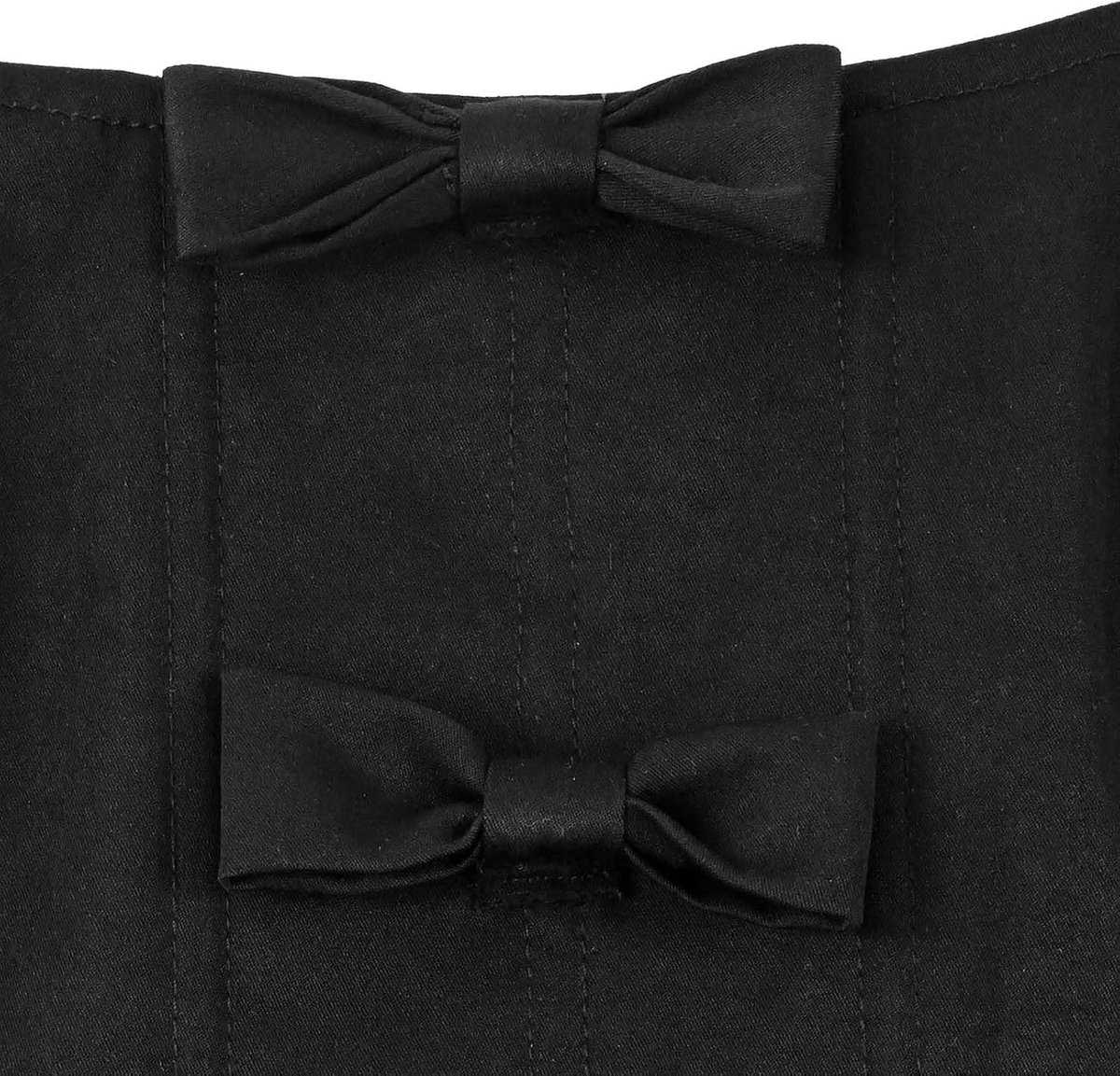 2026 corrigerend ondergoed voor dames, korsetstijl, visgraatdesign, unieke bustier met strik, veelzijdig voor iedereen (zwart, XXL)