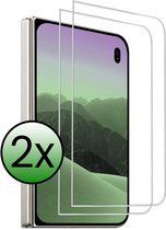 Screenprotector - 2 Stuks Geschikt voor Apple iPhone Duo - Volledige Dekking - Beschermglas - Gehard Glas - Tempered Glass - Screen Protector