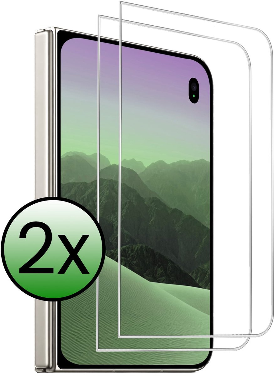Screenprotector - 2 Stuks Geschikt voor Apple iPhone Duo - Volledige Dekking - Beschermglas - Gehard Glas - Tempered Glass - Screen Protector