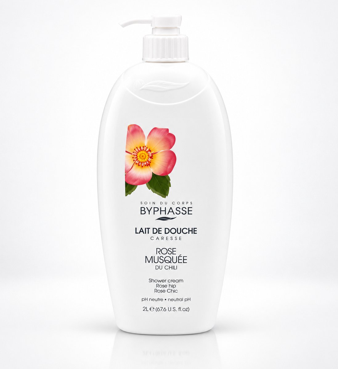Byphasse Douchecrème Met Pomp - Musk Rose 2L