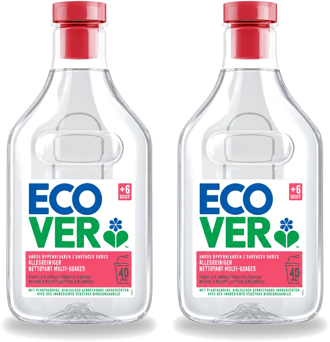 2 x Ecover - Allesreiniger - Magnolia & Bamboe - 1 liter - Voordeelverpakking - 2 stuks