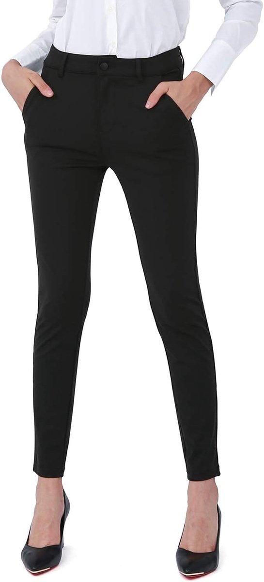 Dames Stretch Broek Skinny Jeggings Denim Instapbroek Elastische Taille Stretch Legging Overdag Casual Dagelijkse Comfortabele Fit Casual Broek