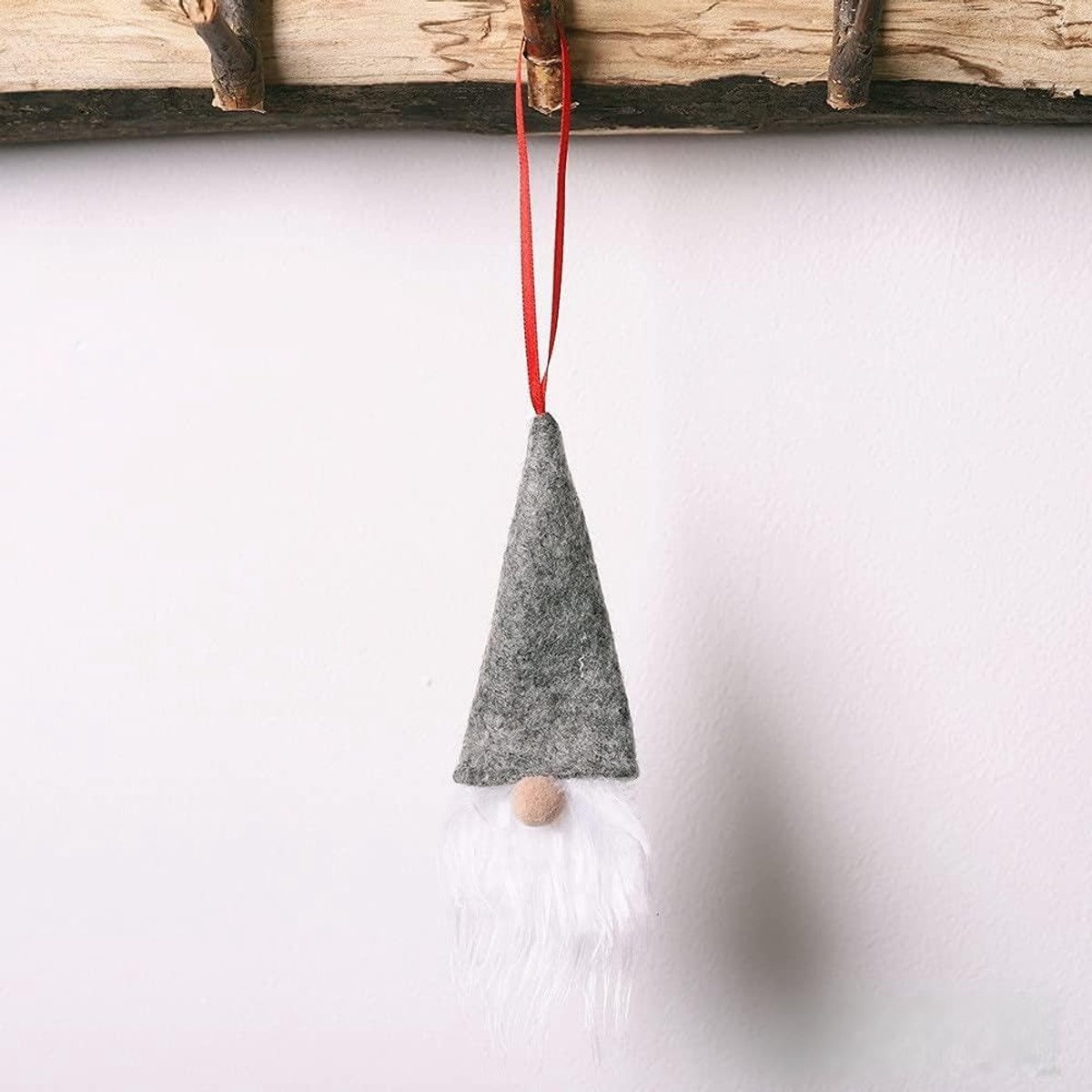 Kunstkerstboom Merry Christmas Gifts Leuke Angel Dolls Hanging Hanger Navidad Nieuwjaar Home Decor Kerstboom Ornamenten Xmas Kids Gift (Color : D-gray)