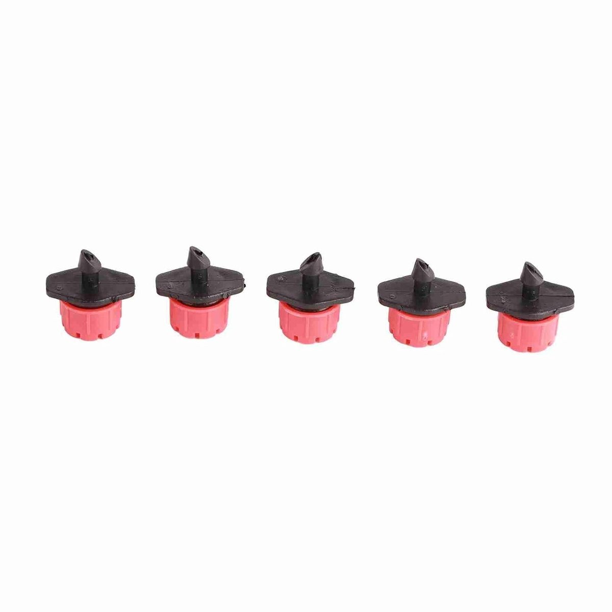 Verstelbare Tuin Irrigatie Drupkop voor 3mm/5mm en 4mm/7mm Slangen, Eenvoudige Installatie en Brede Dekking, 150 Stuks