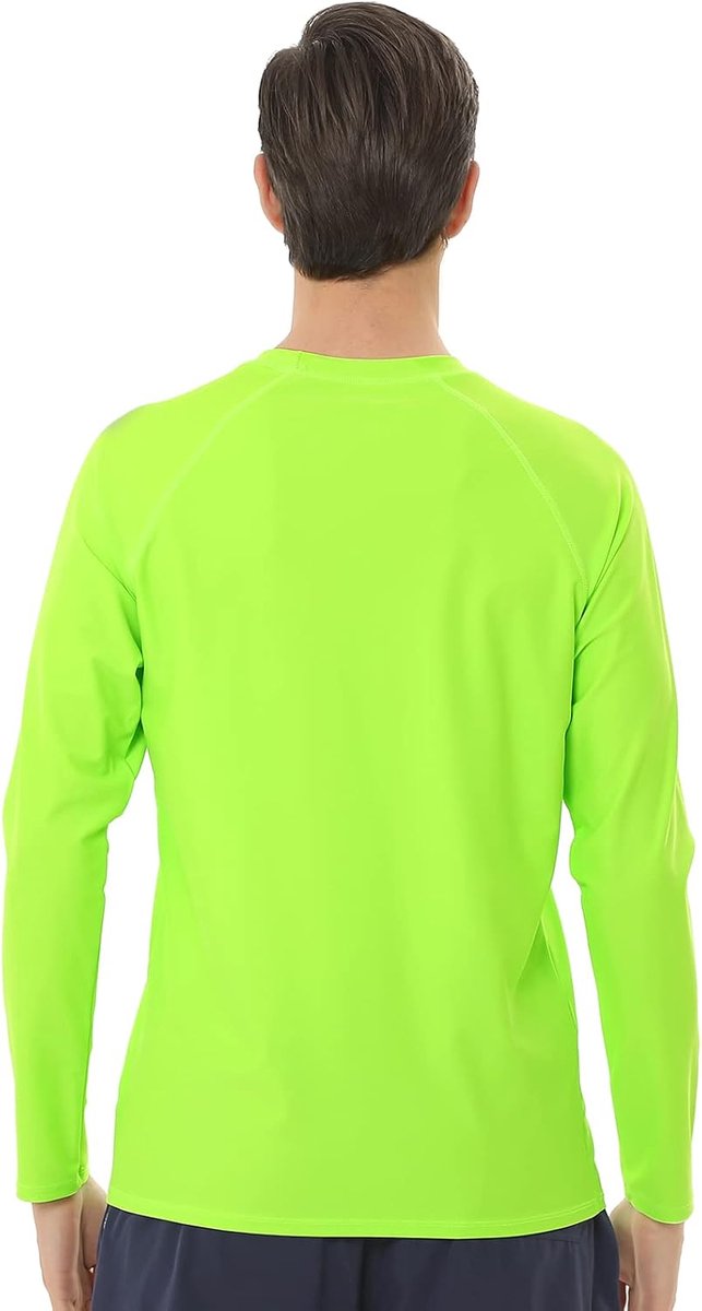 T-shirt voor heren met lange mouwen Rashguard UPF 50+ badpak tops sport T-shirt sneldrogend