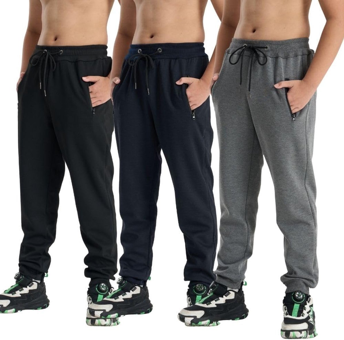 joggingbroek, wind- en waterdicht, comfortabele vrijetijdsbroek, warme outdoorbroek voor kinderen
