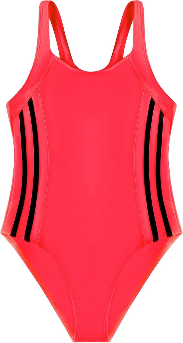 Sportbadpak Eendelig Zwempak Atletische Badkleding met Dikke Bandjes voor Kinderen van 8-16 Jaar