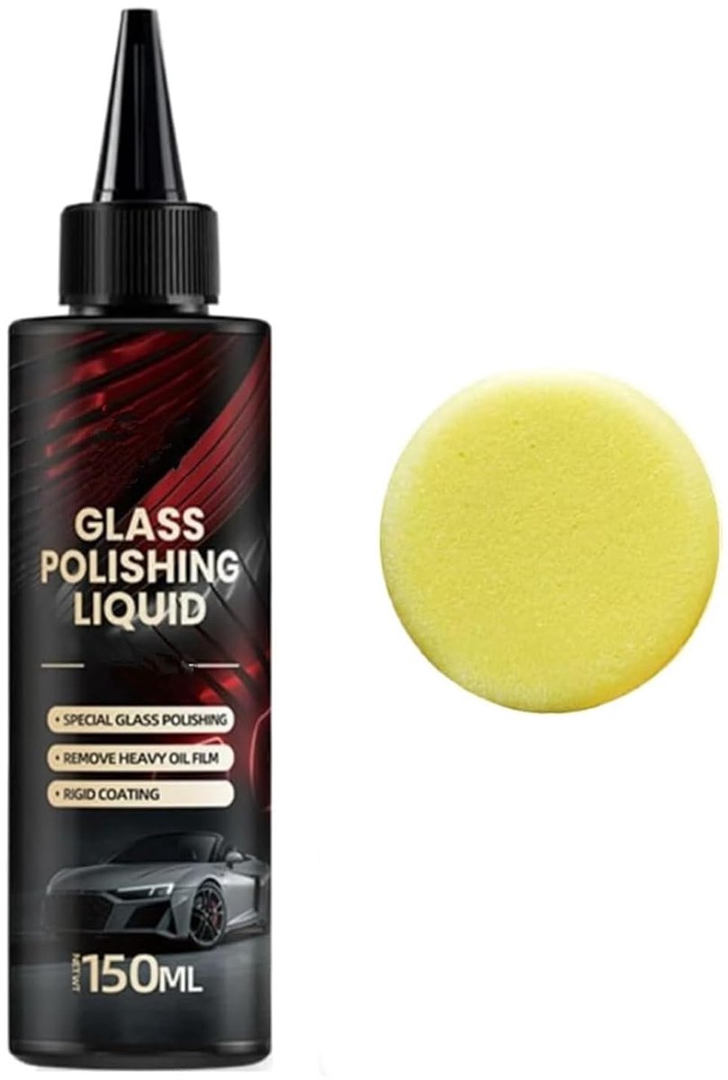 Polishing Liquid, Car Windshield Cleaner, Oil Film Remover, Geschikt voor het reinigen van autoruiten, Vliesverwijdering, Verwijder kleine krasjes, 2025 Nieuw