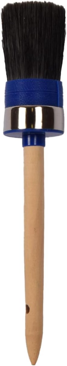Rond, Verfkwast Ronde Penselen I Synthetische Verfkwast voor Natuurlijk Hout, Ringkwast, Waxkwast voor Lakkwast I 26.5cm x 4cm, Perfect voor Allerlei Schilderprojecten
