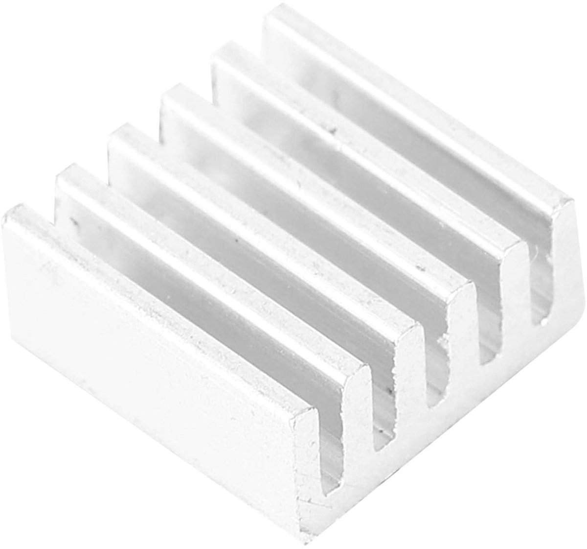 100 stks Aluminium Koellichaam Radiator, 9x4x9mm Aluminium Transistor Kleine Elektronische Koellichaam, met Lijm voor Versterker Board PCB IC
