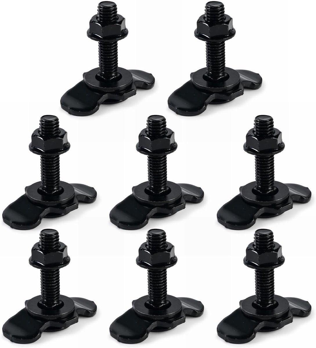 8 stuks M8 x 40 zinkschroefverbindingen voor sjorrails