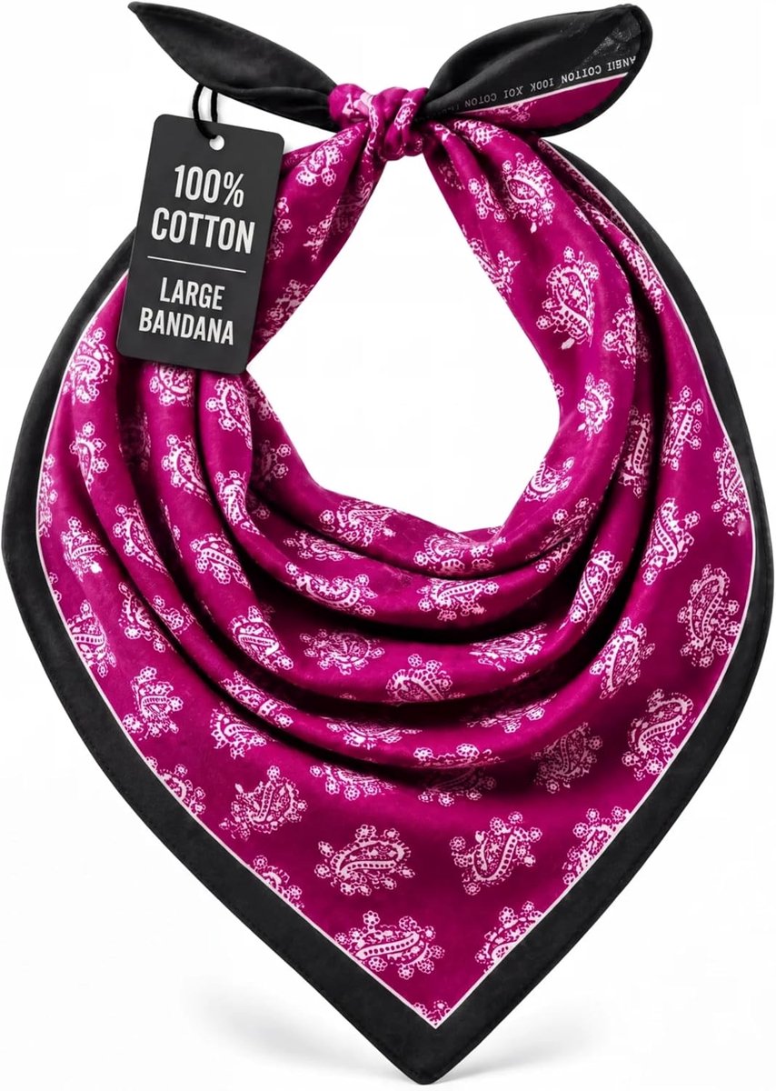 Bandana - Katoenen Paisley Halsdoek voor Dames en Heren